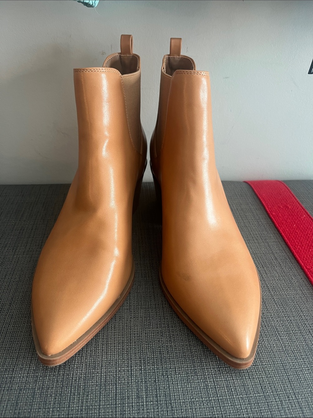Universal Thread Tan Pointed Chelsea Booties